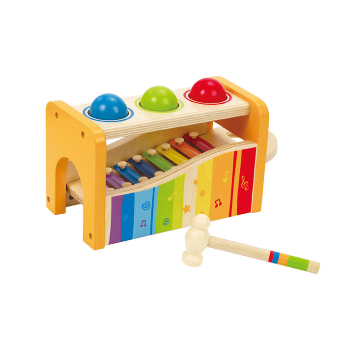 Hape Pound & Tap Bench with Slide Out Xylophone