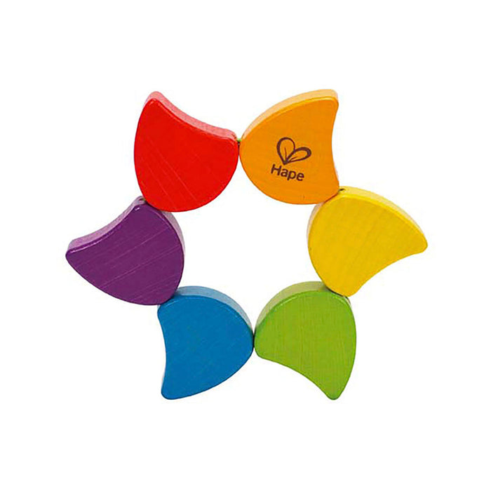 Hape Wooden Rainbow Rattle