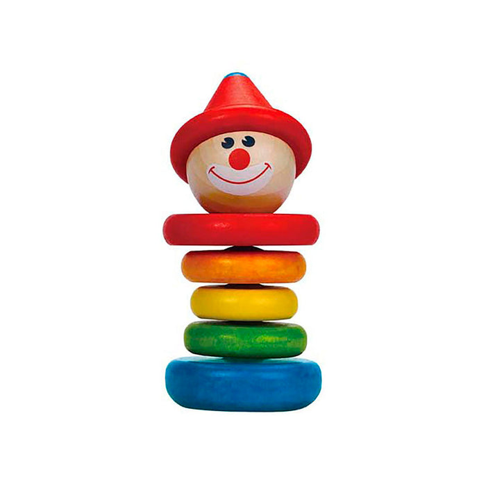 Hape Wooden Clown Rattle