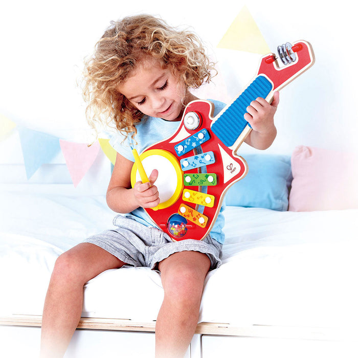 Hape 6-in-1 Guitar Toy Musical Instrument