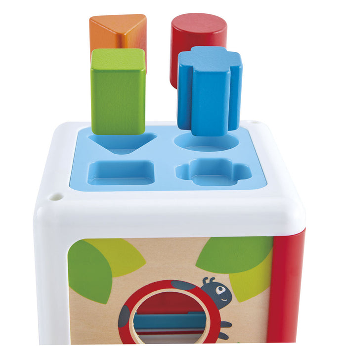 Cubo de Formas Encastrables de Jardín Hape