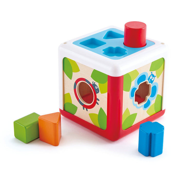 Cubo de Formas Encastrables de Jardín Hape