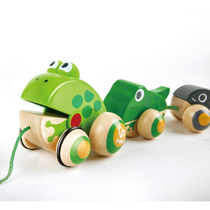 Hape Frog Family Pull-Along Toy