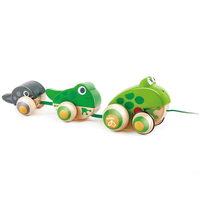 Hape Frog Family Pull-Along Toy