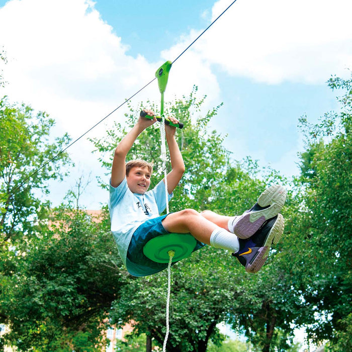 Tirolesa 30 m con Sistema de Freno Quickset Treline Hape