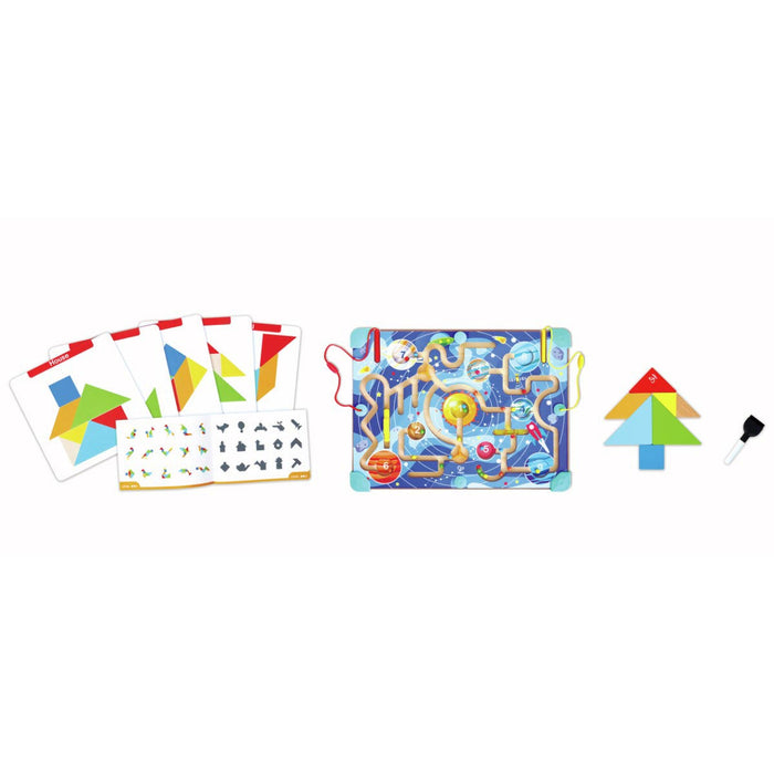 Hape Spatial Maze and Tangram Board