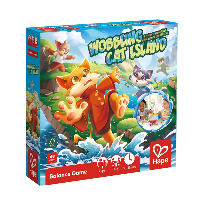 Hape Wobbly Cat Island Board Game