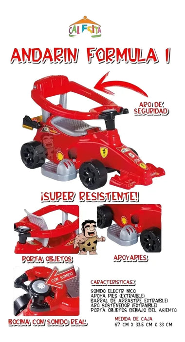 Andarin Completo F1 Rojo 932