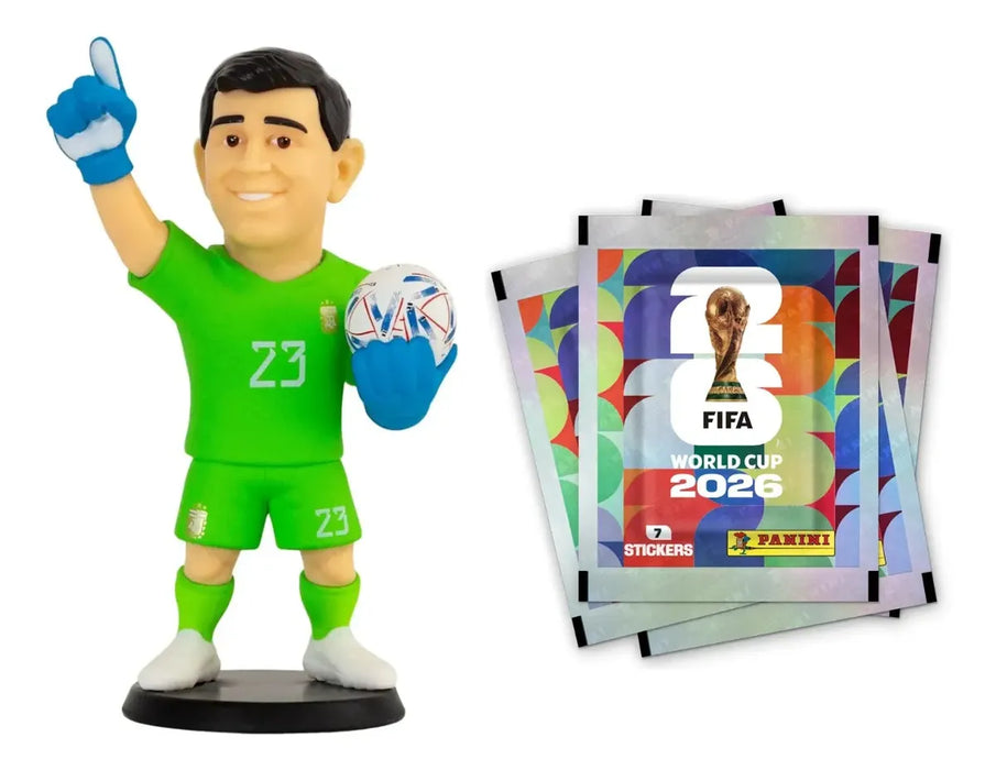 Combo Figura Dibu + 5 Paquetes De Figus Mundial 2026